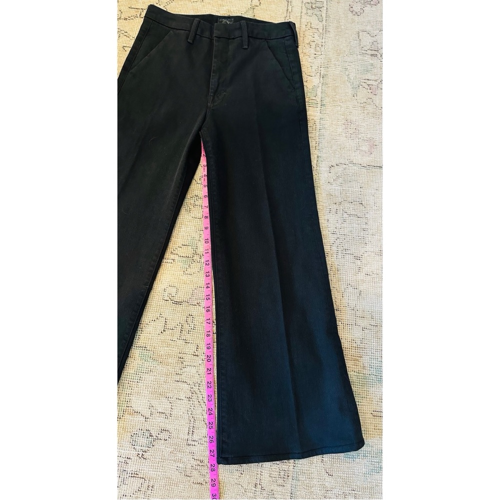MOTHER The Roller Prep in Pitch Wide Leg Trouser Jeans 29x28 - Picture 7 of 9